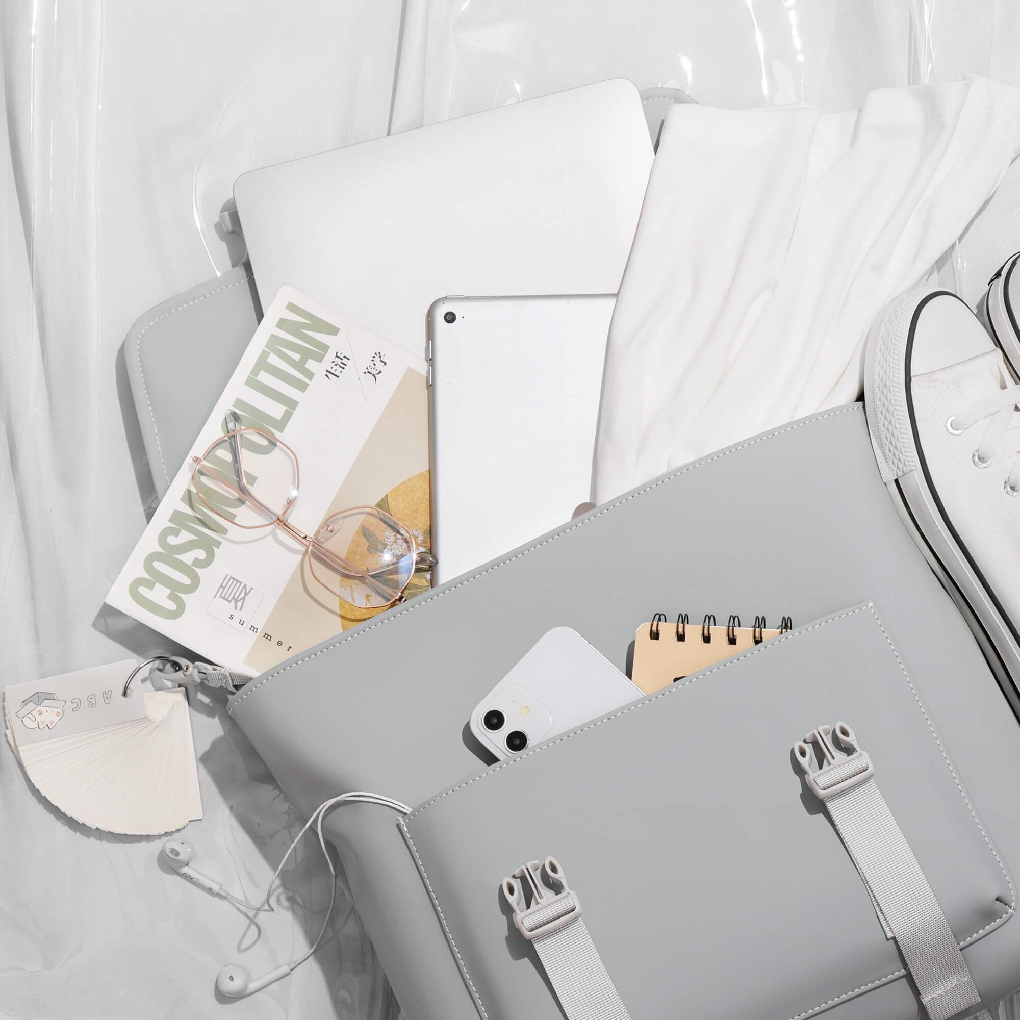 PU Waterproof Backpack School Bag