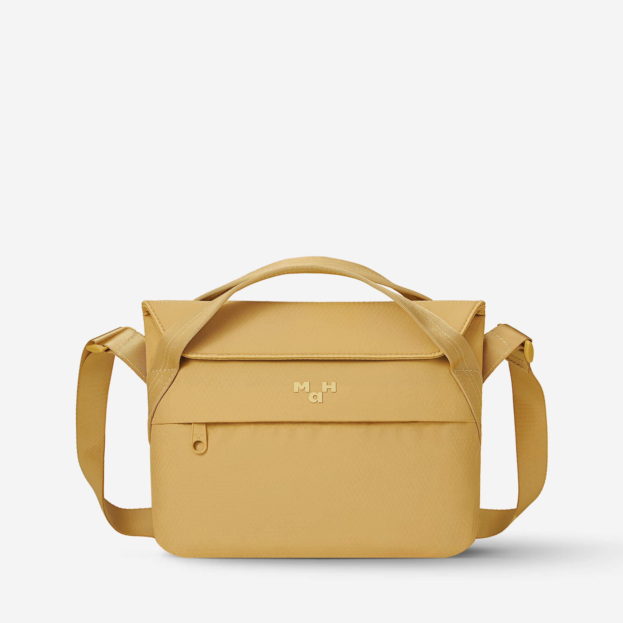 Small Yellow Crossbody Bag For Daily Use