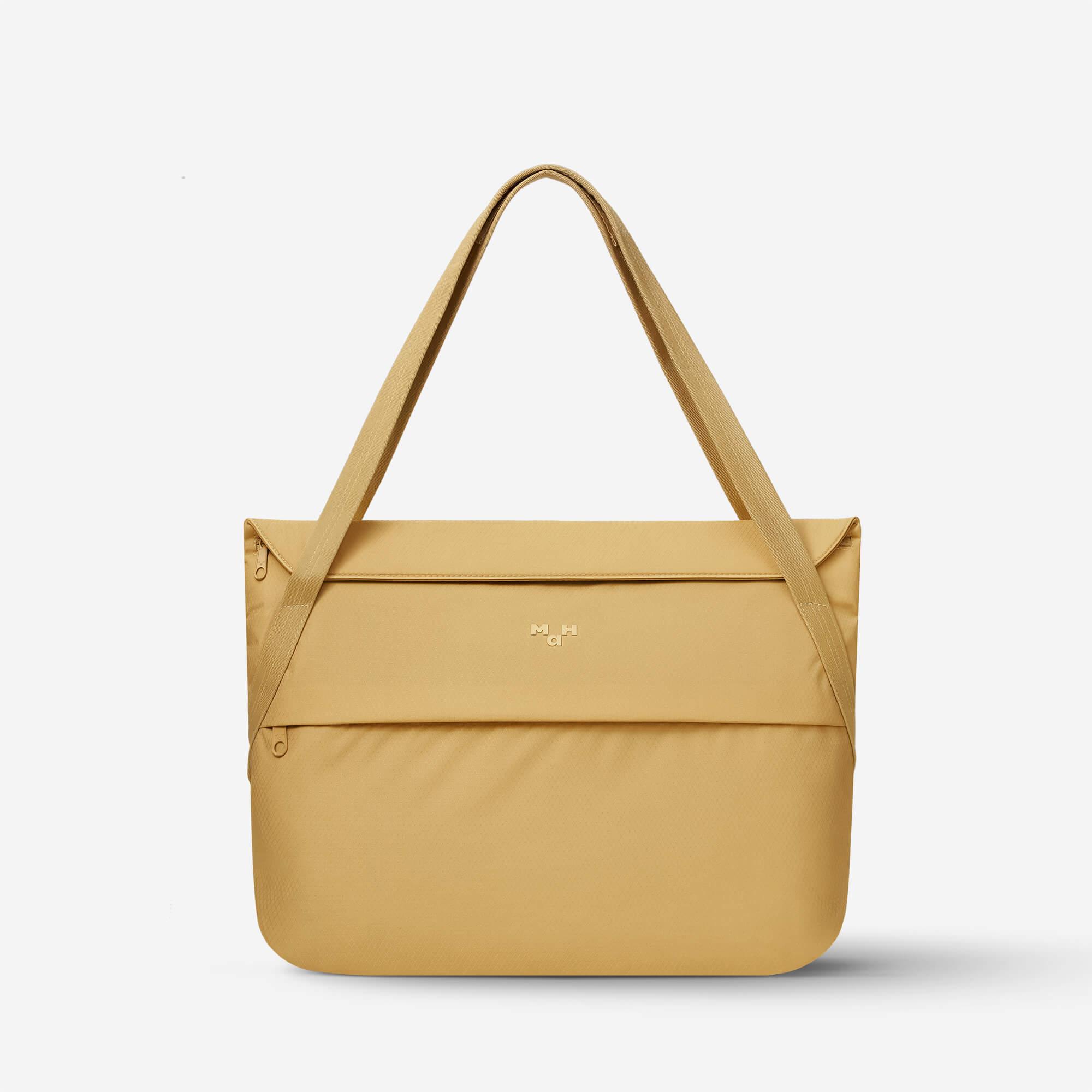 Minimalist Yellow Tote Bag For Uni