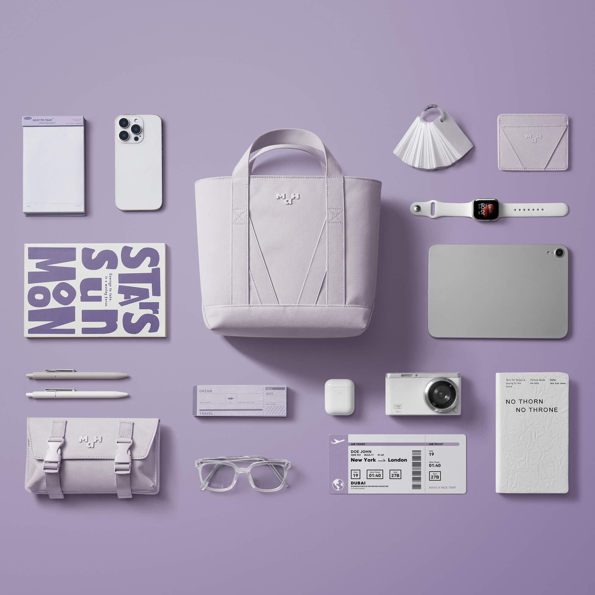 MaH | Canvas Crossbody Tote Bag For Daily Use