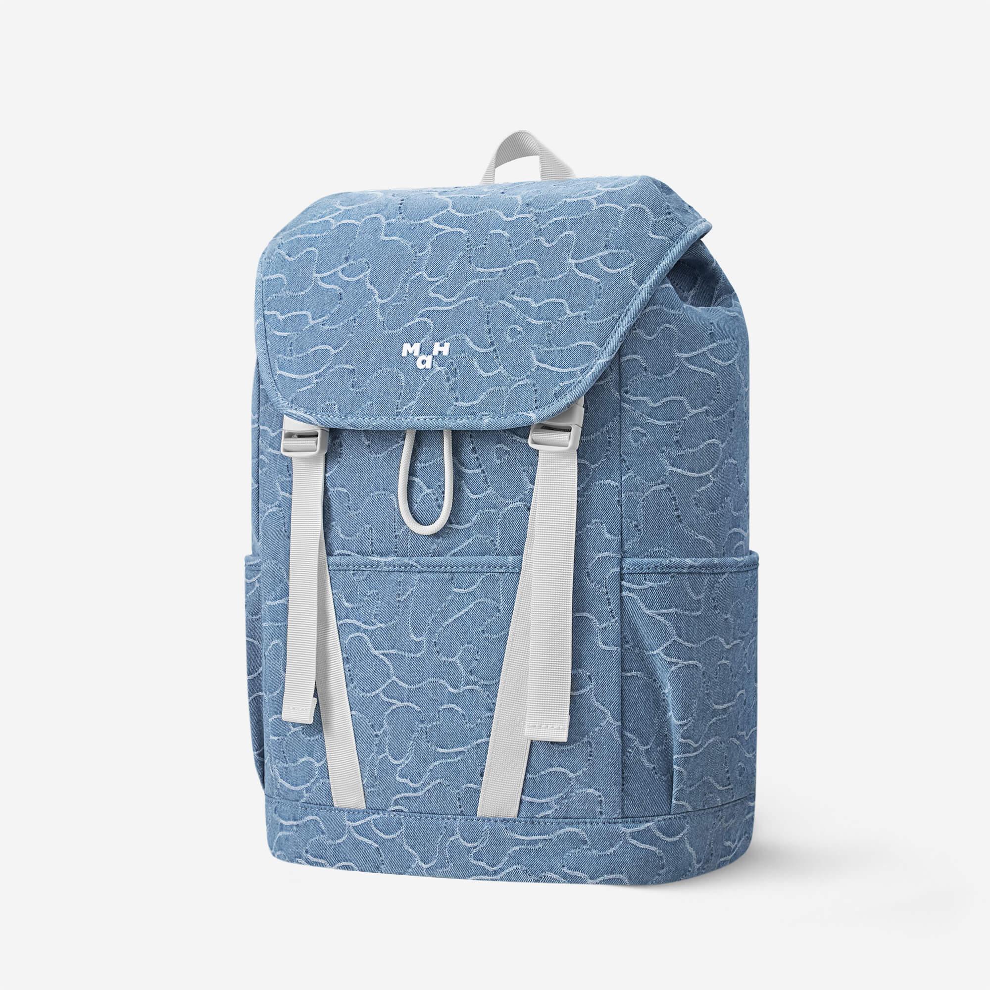 Denim Backpack For Traveling