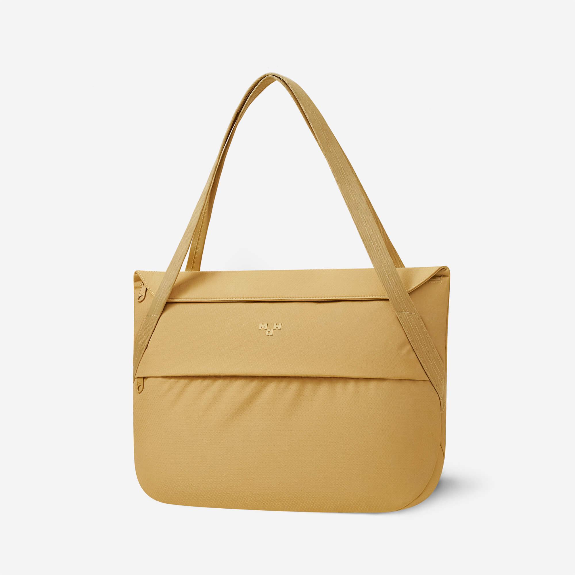 Minimalist Yellow Tote Bag For Uni