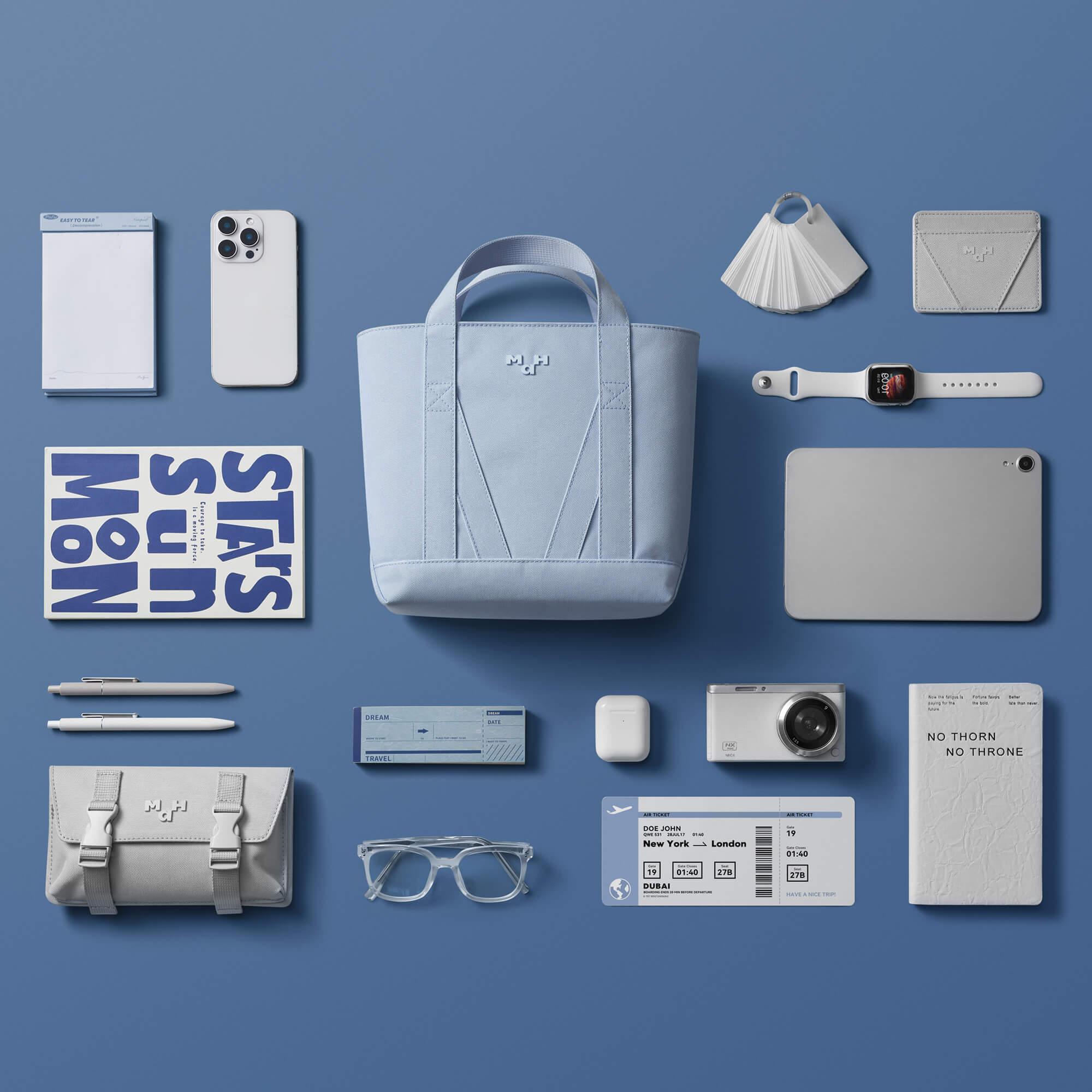 Young Hull Cross | Cloud Blue