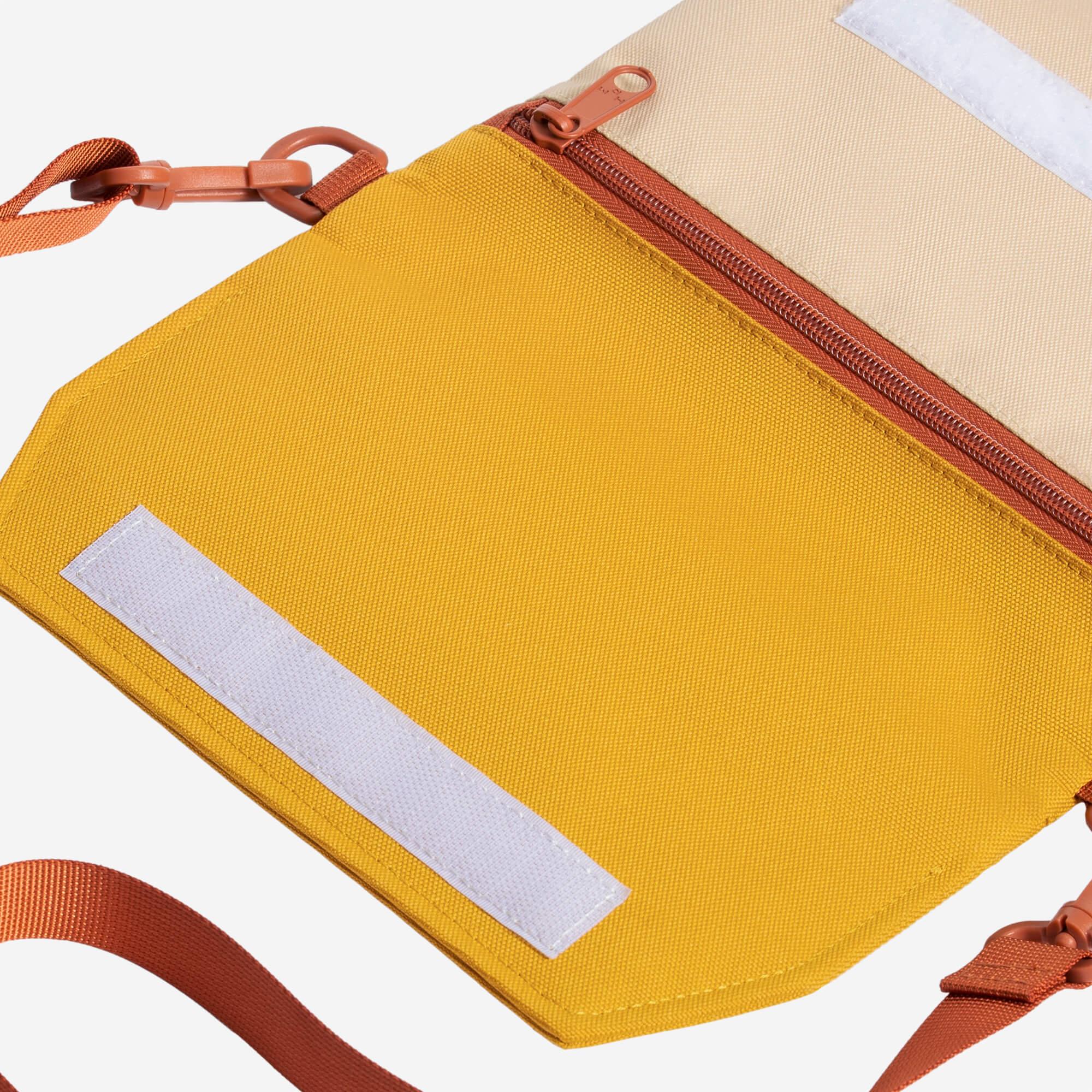 Yellow Flap Crossbody Bag