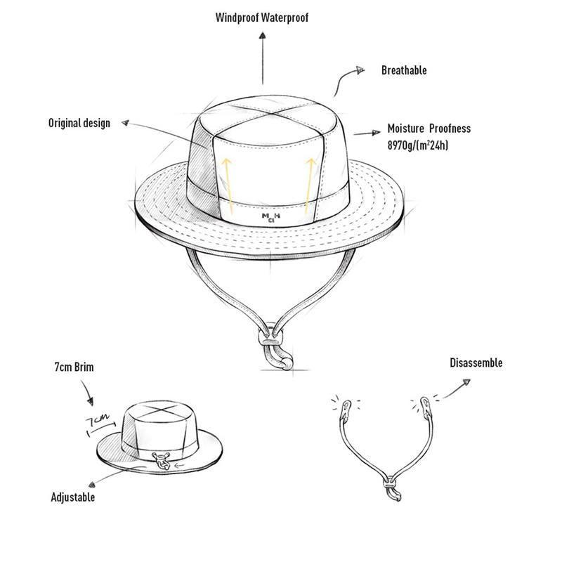 MAH Sun Hat For Teens - Printing Hat For Summer