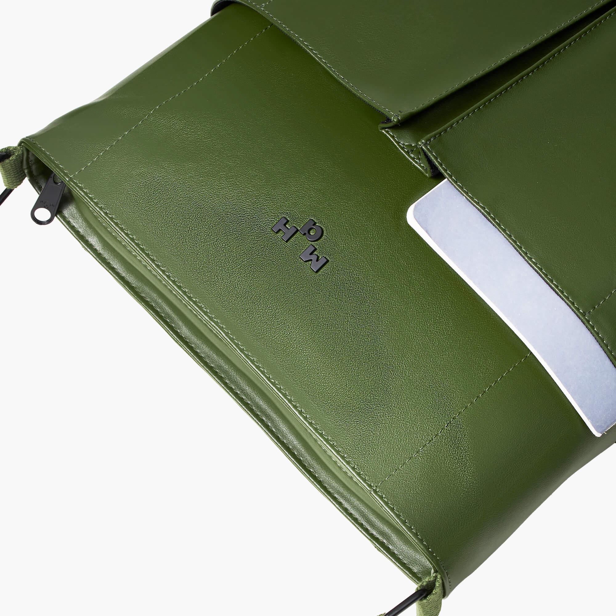 Cactus Leather Crossbody Bag