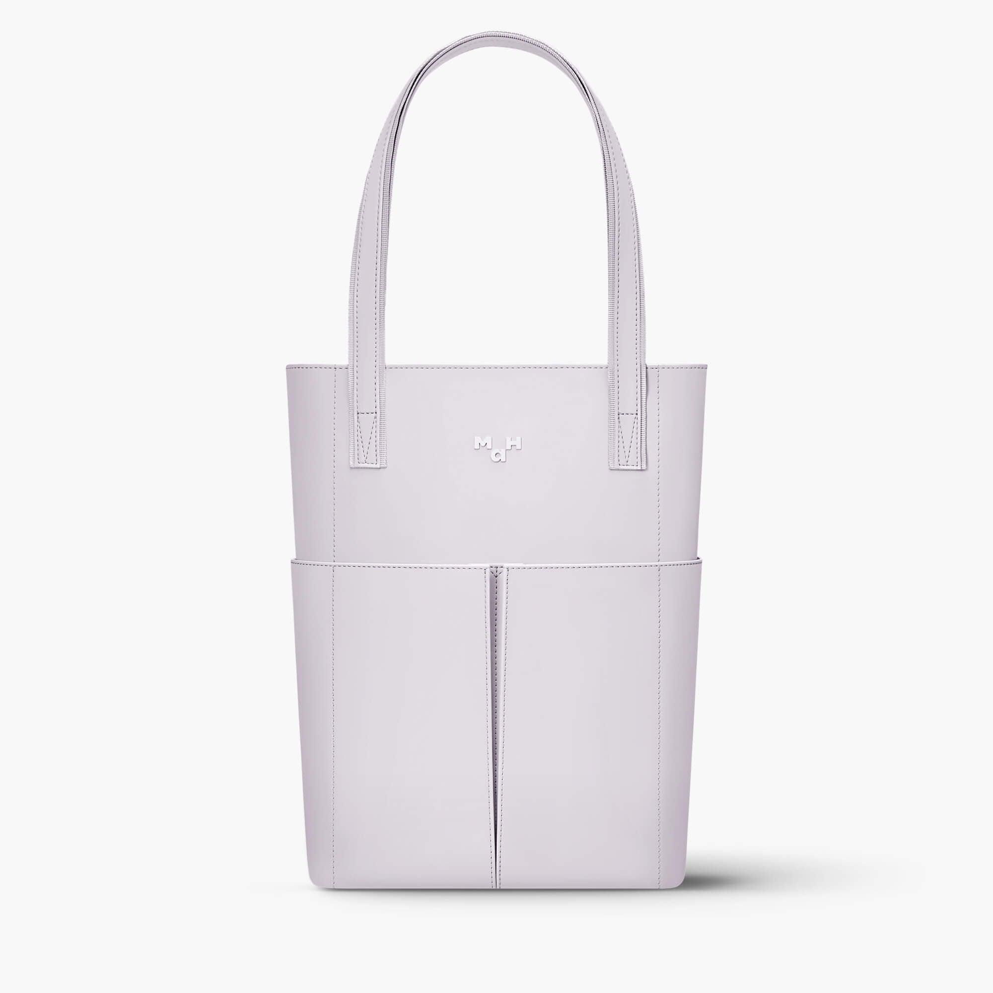 PU Leather Tote Bag - Lilac