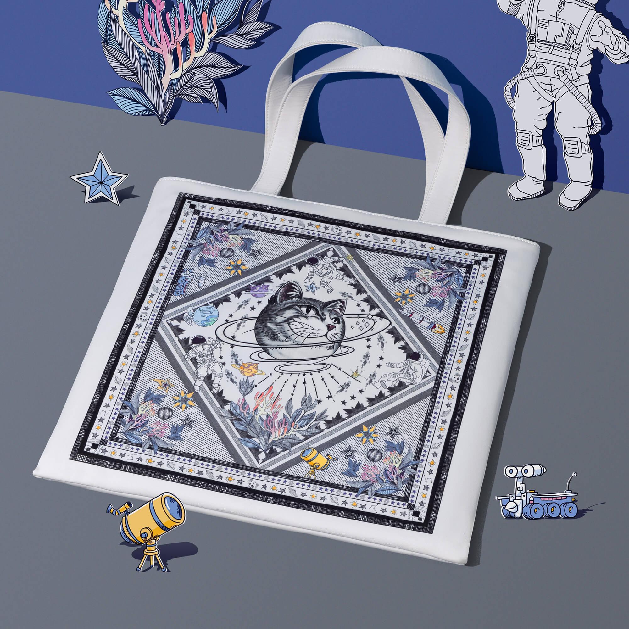 MaH Floral Prints Canvas Tote Bags