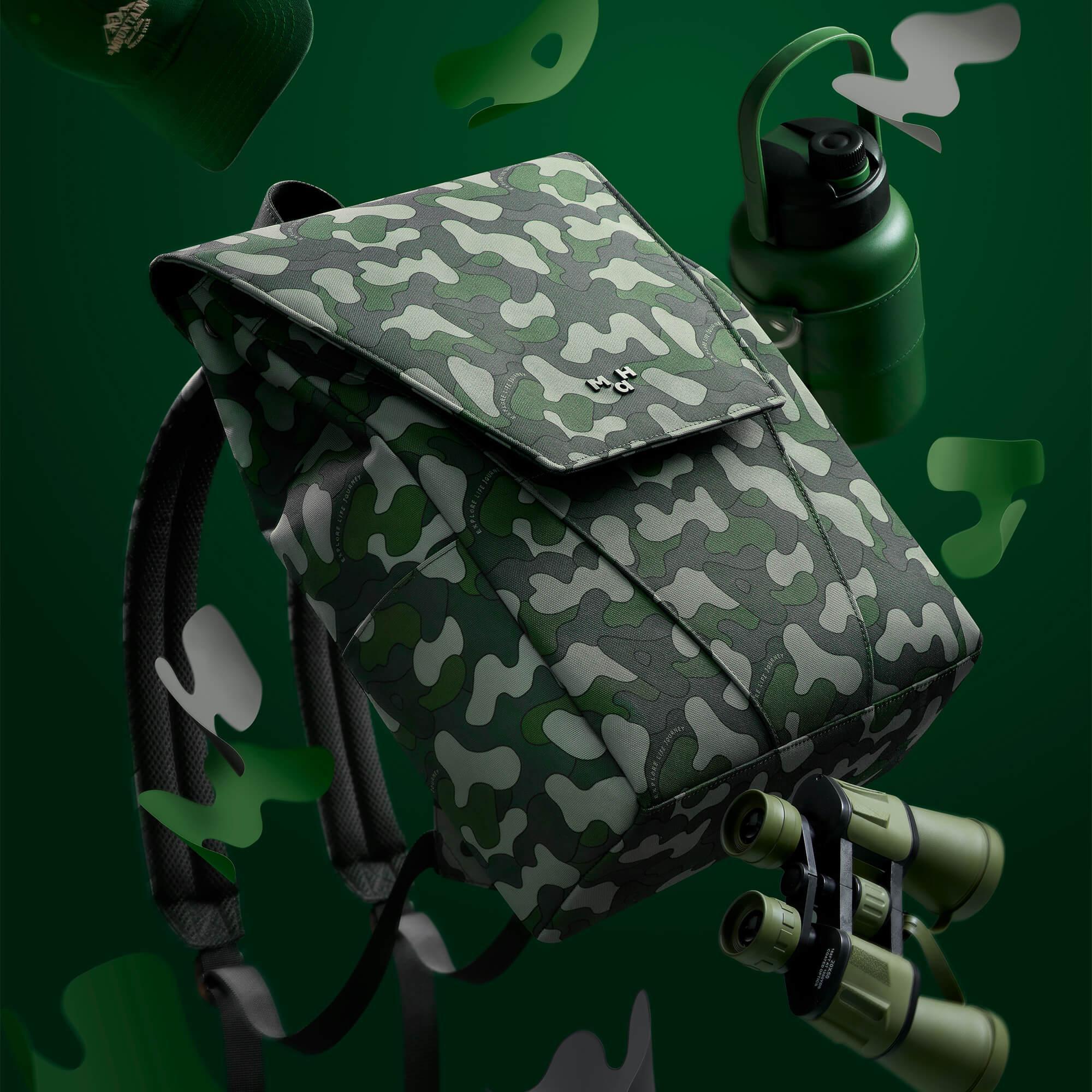 MaH Laptop Travel Camouflage Backpack