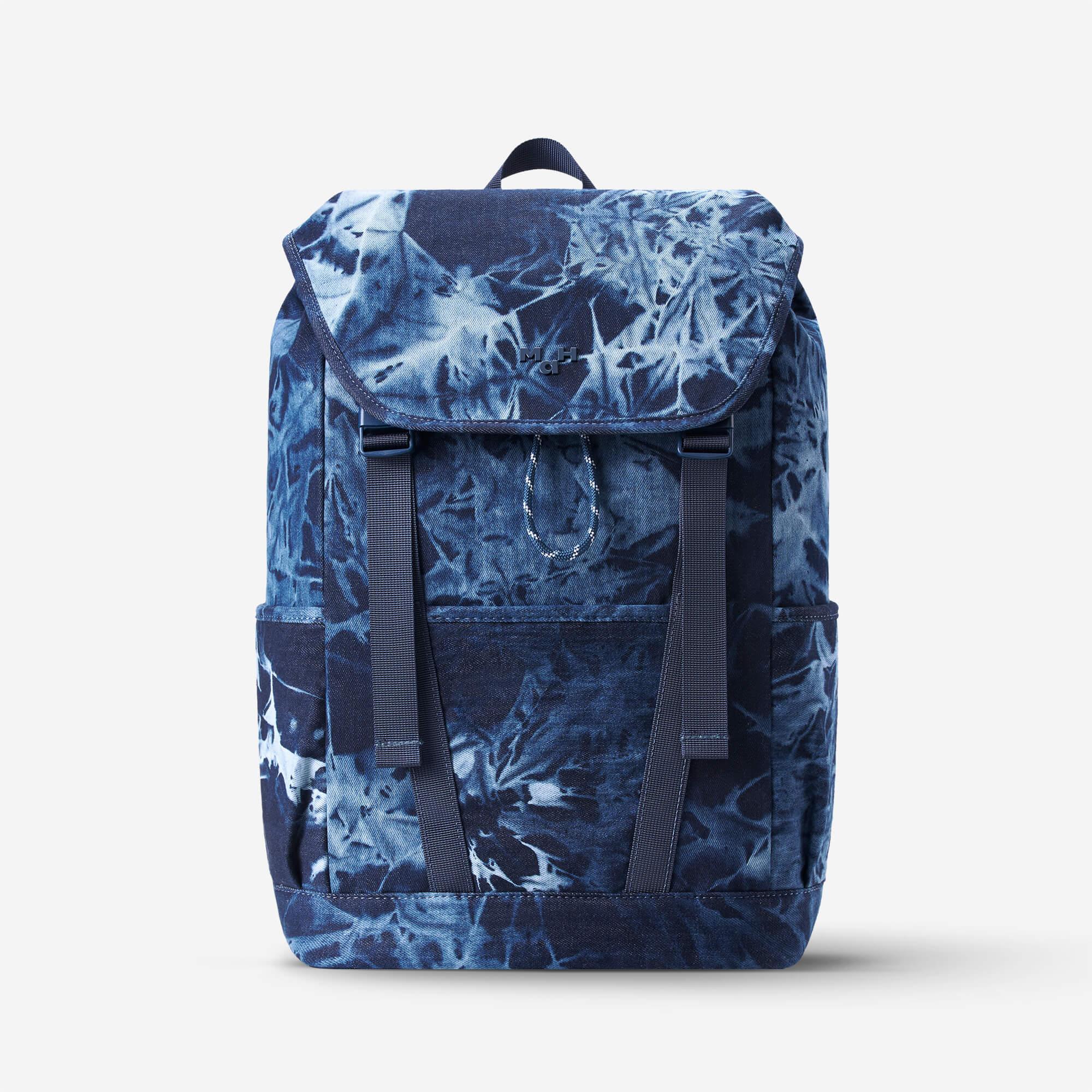 Denim Backpack with Laptop Compartment
