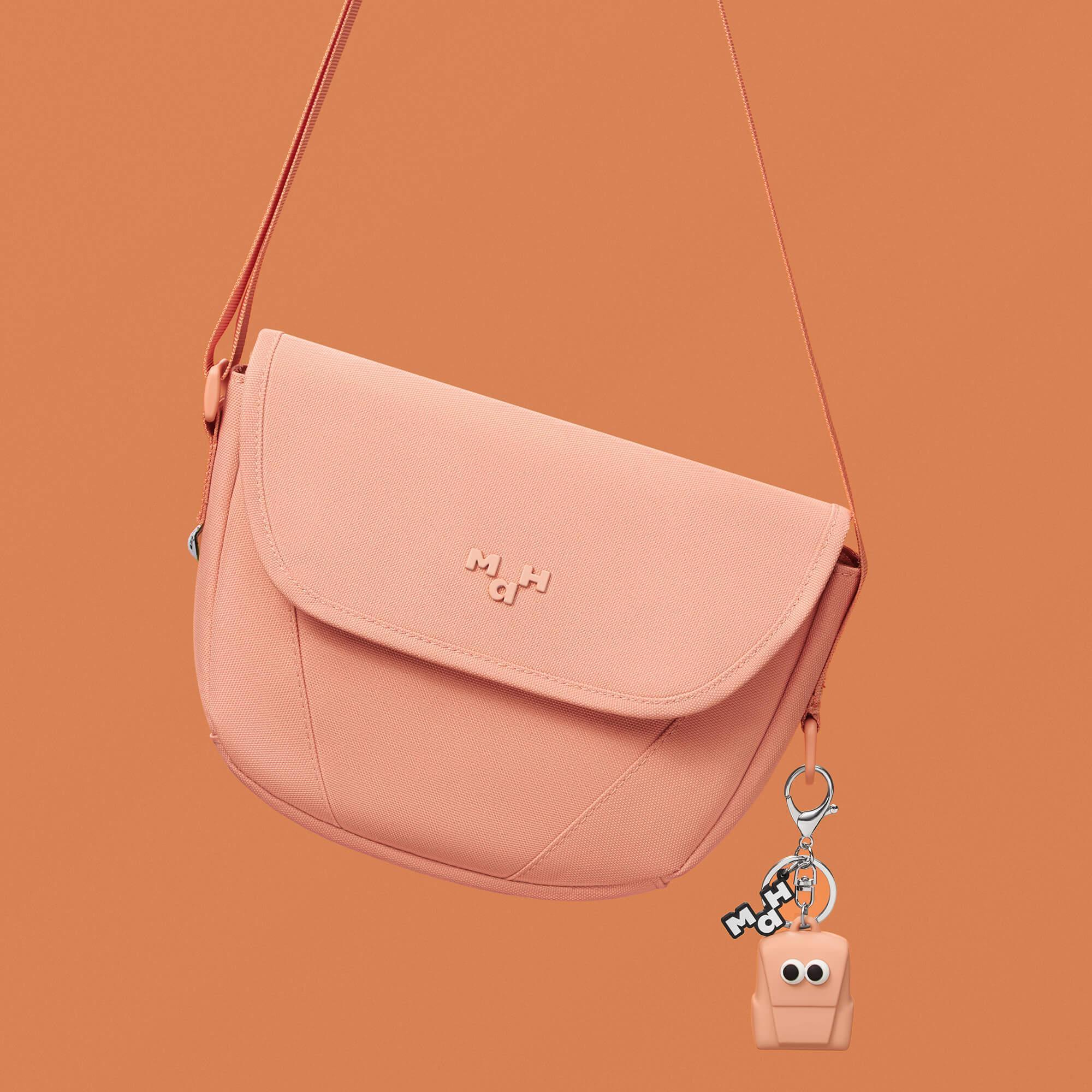 MaH PVC cartoon bag shaped keychain. Cute keychanis for teens.