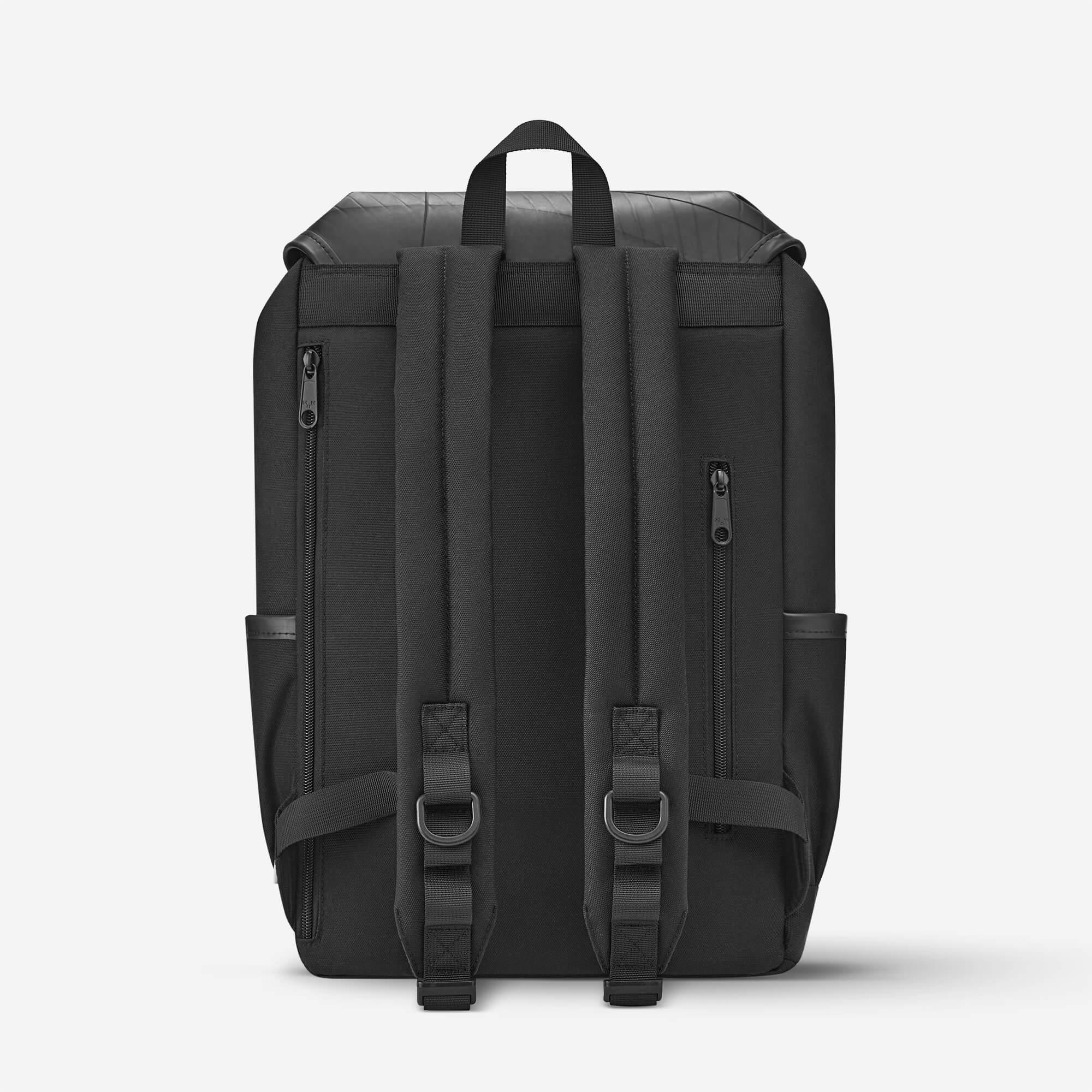 Recycled Tire Black Backpack