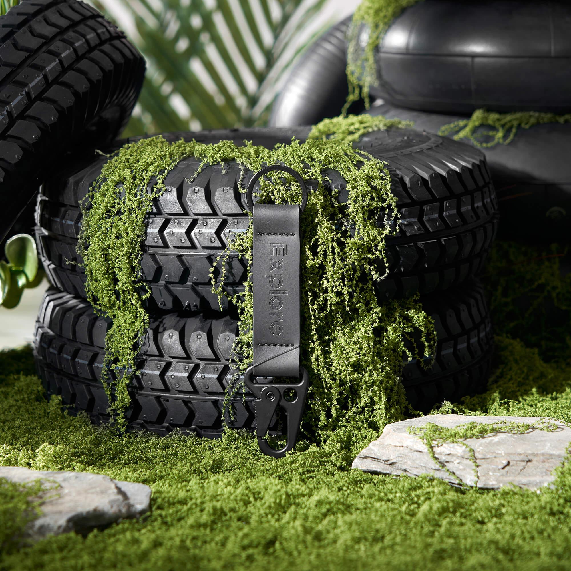 Recycled Tire Keychains