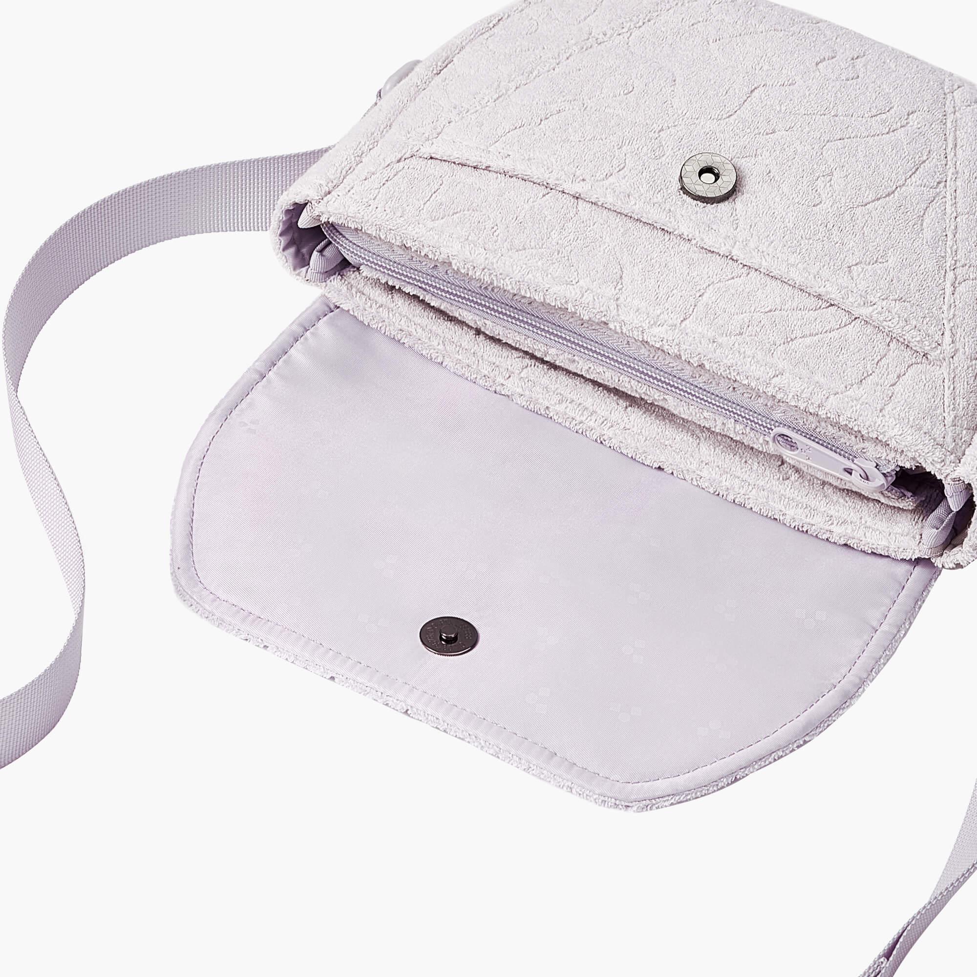 Terry Cloth Small Crossbody Bag