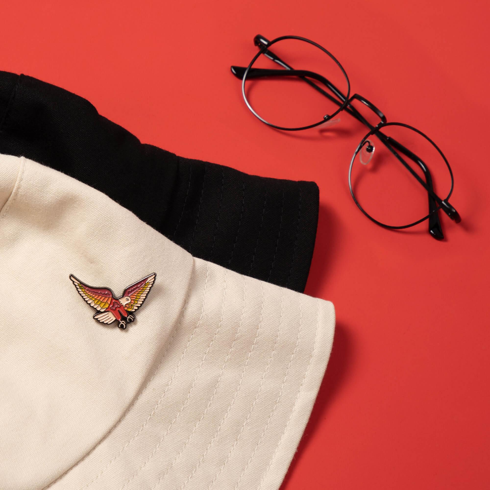 MaH Lapel Enamel Pin-Eagle
