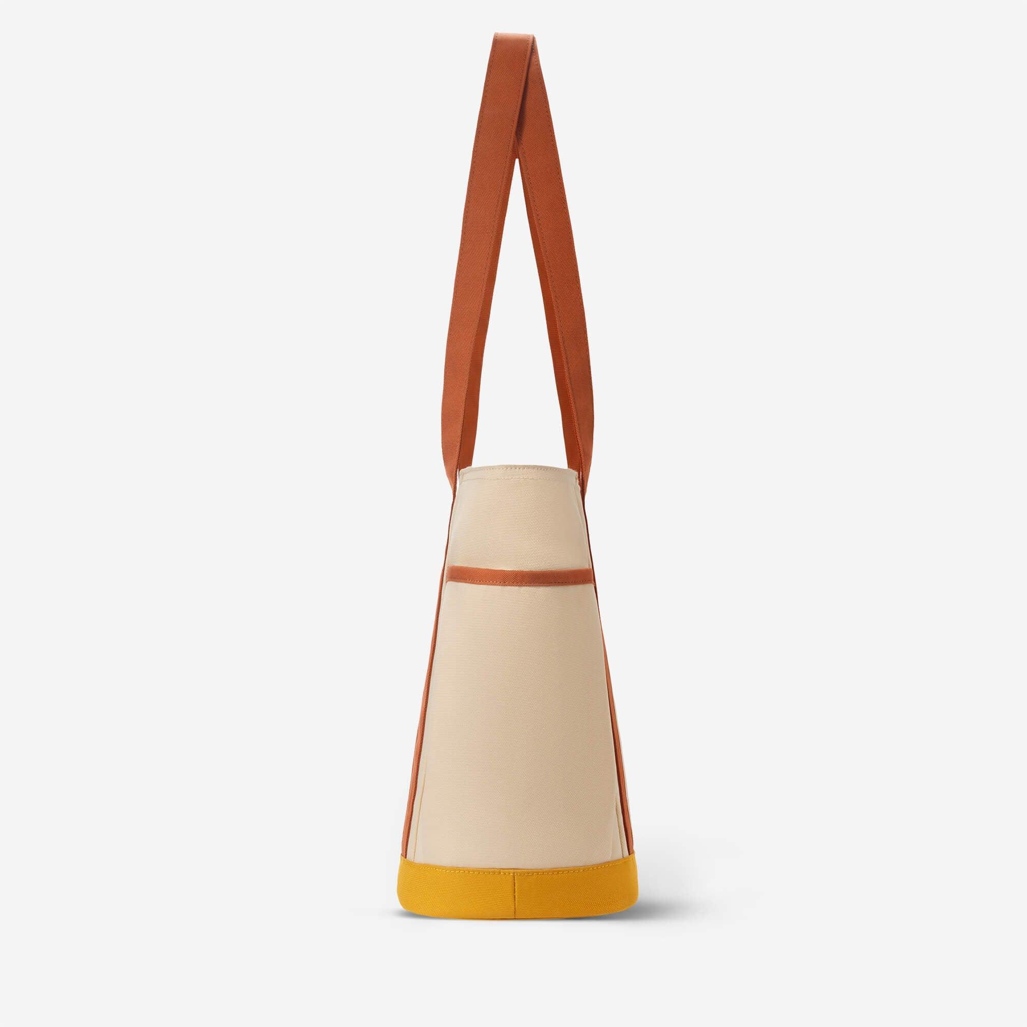 MaH Beige Canvas Tote Bag For Travel